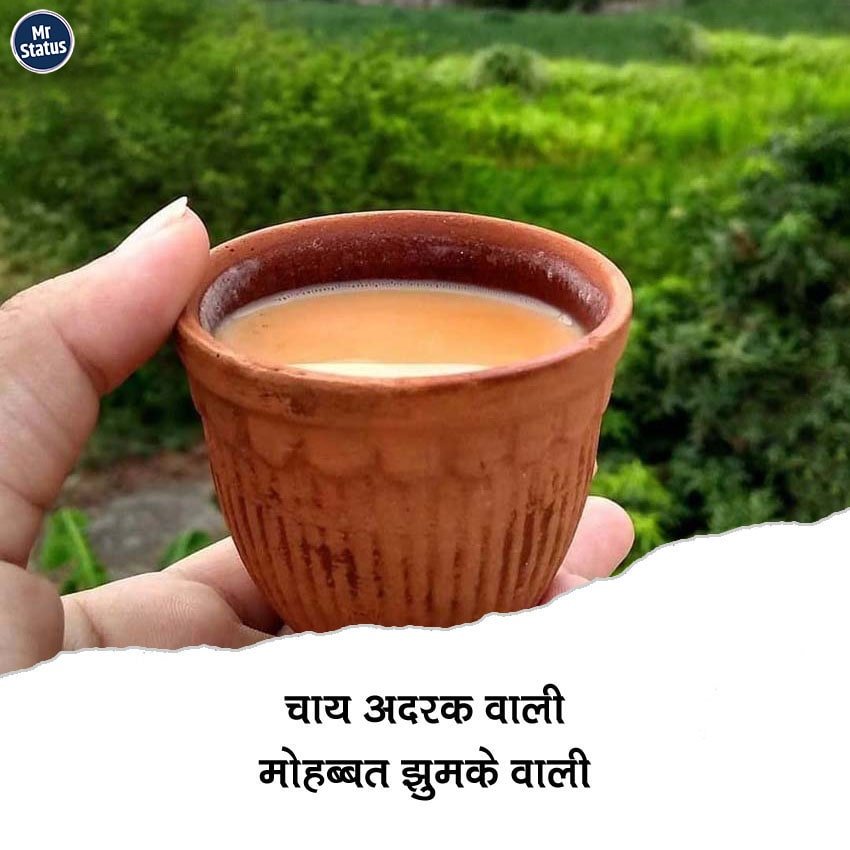 Tea Shayari — Shayari image status