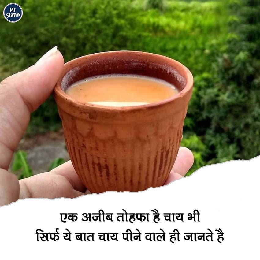 Tea Shayari — Shayari image status