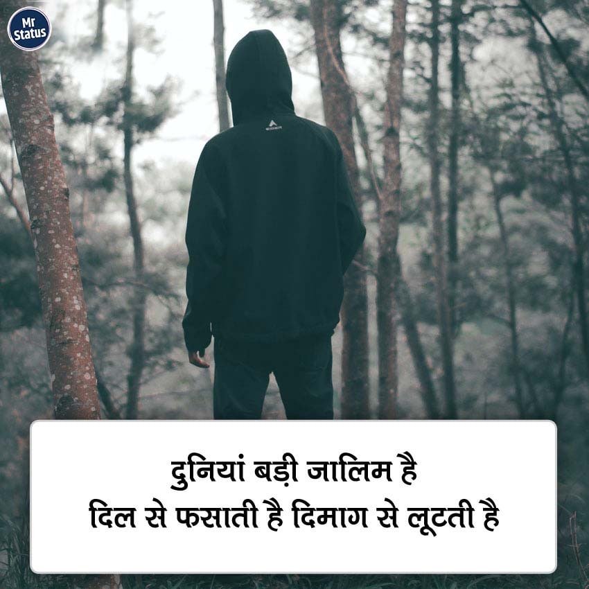 Heart Broken Shayari — Shayari image status