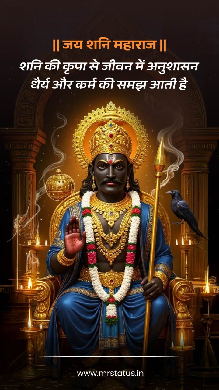Shani Dev — Devotional image status