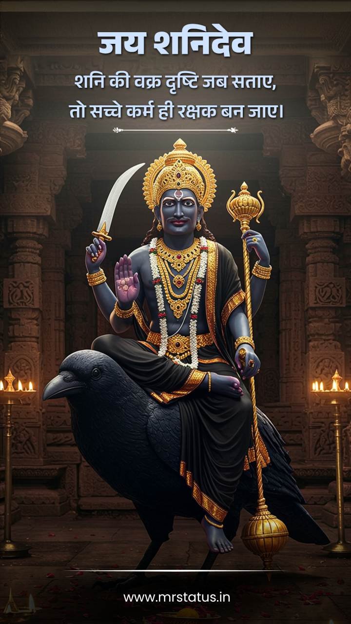 Shani Dev — Devotional image status