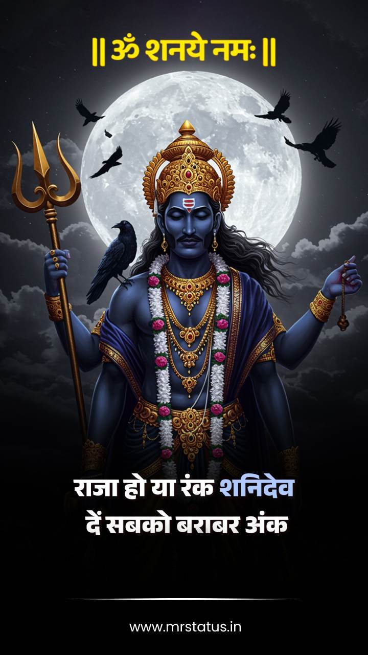 Shani Dev — Devotional image status