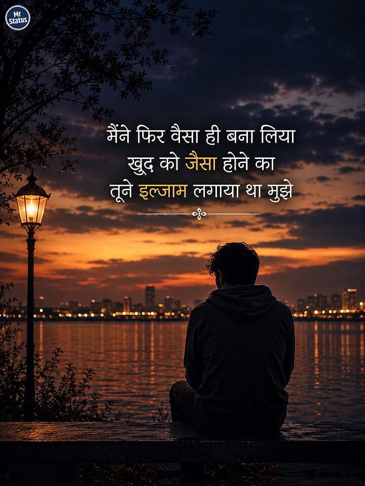 Heart Broken Shayari — Shayari image status