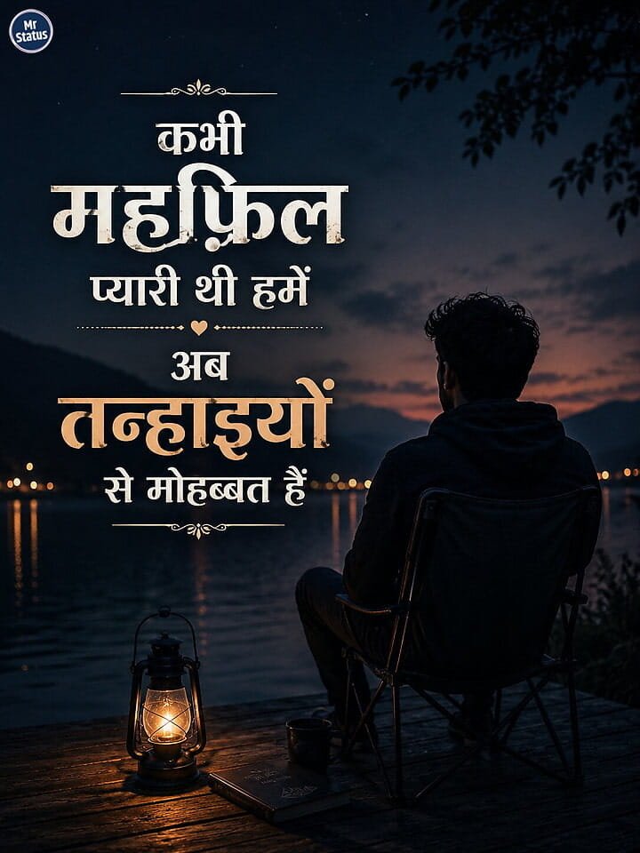 Heart Broken Shayari — Shayari image status