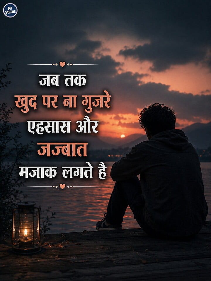 Sad Shayari — Shayari image status