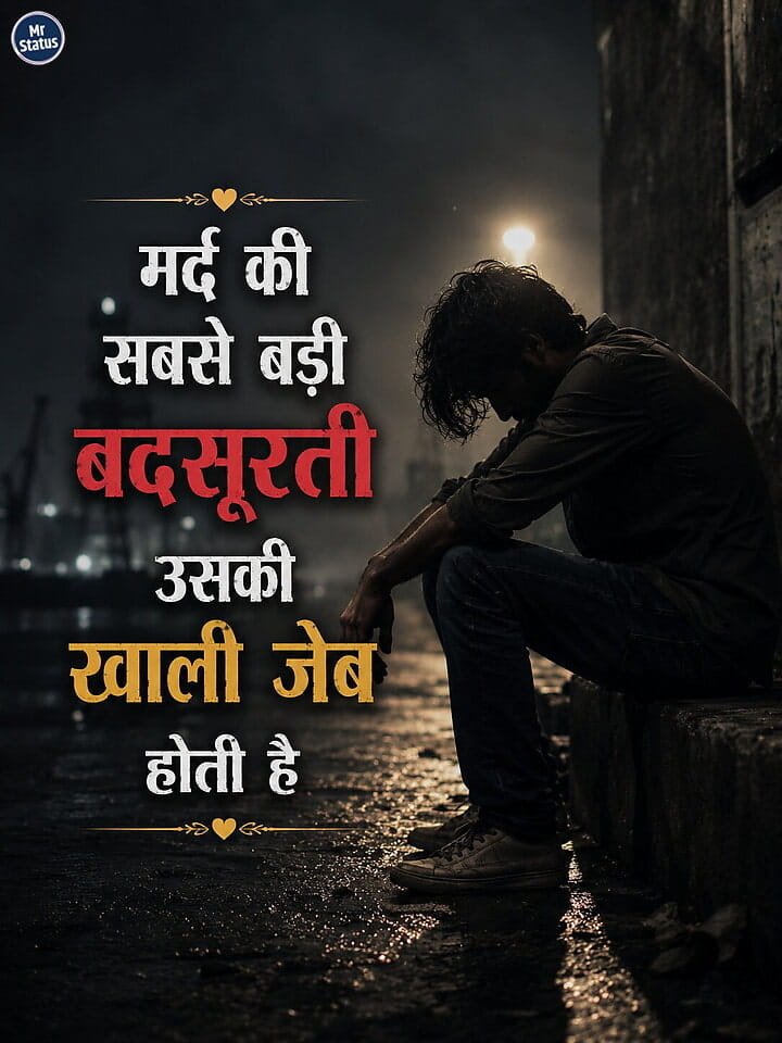 Sad Shayari — Shayari image status