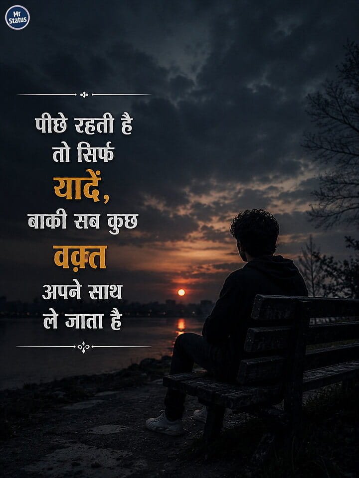 Sad Shayari — Shayari image status