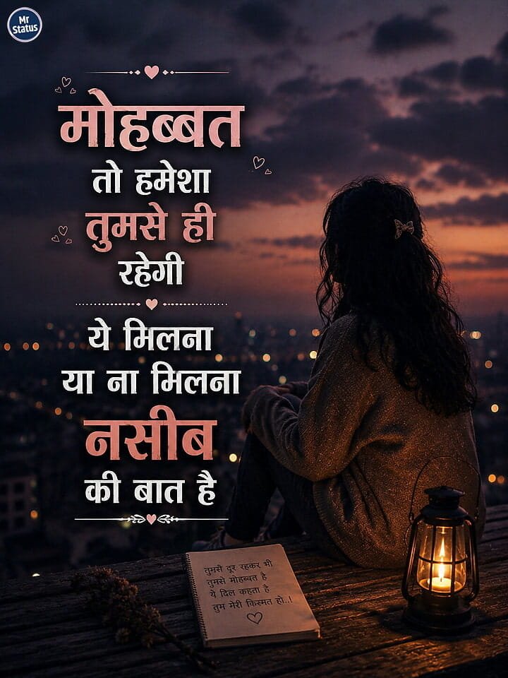Love Shayari — Shayari image status