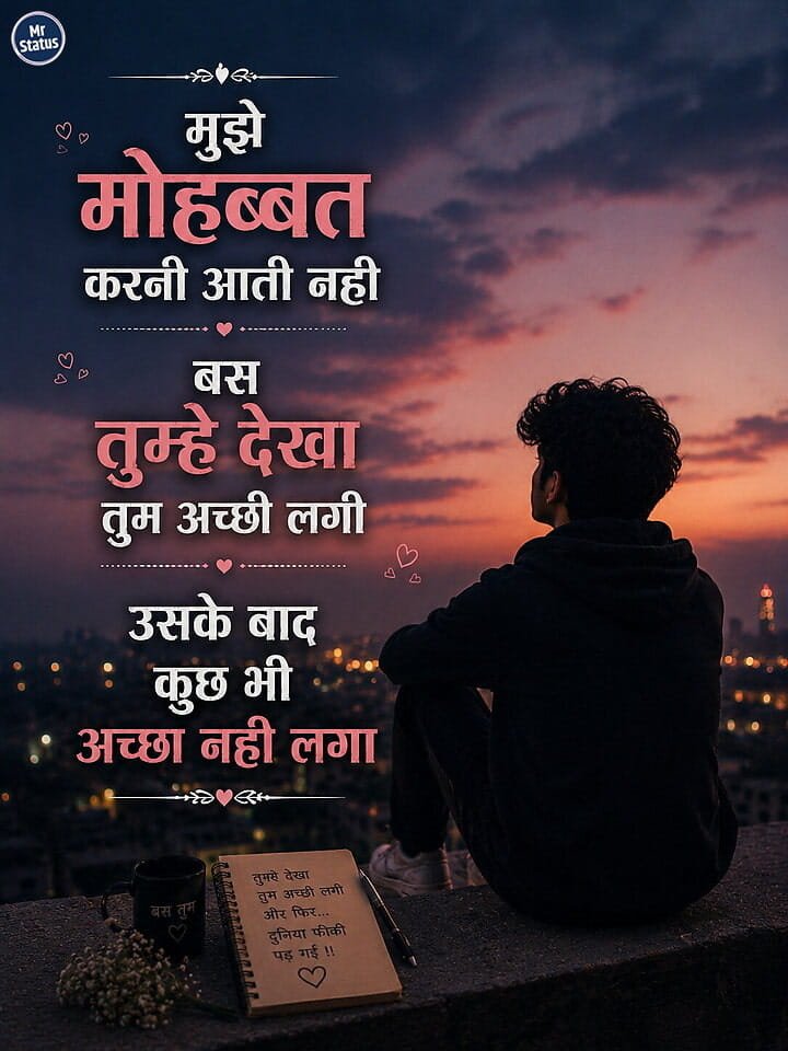 Love Shayari — Shayari image status