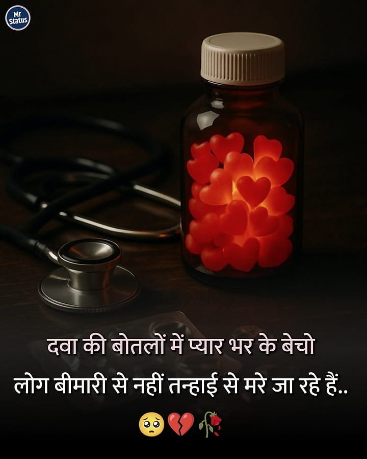 Heart Broken Shayari — Shayari image status