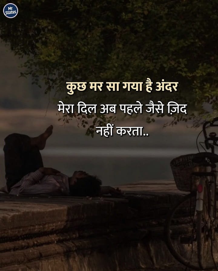 Heart Broken Shayari — Shayari image status